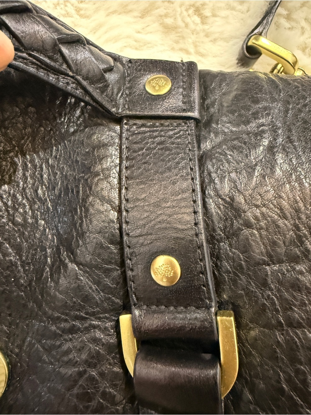 Mulberry Alexa Black Leather Shoulder Handbag
Satchel Crossbody Authentic Bag - Picture 5 of 14